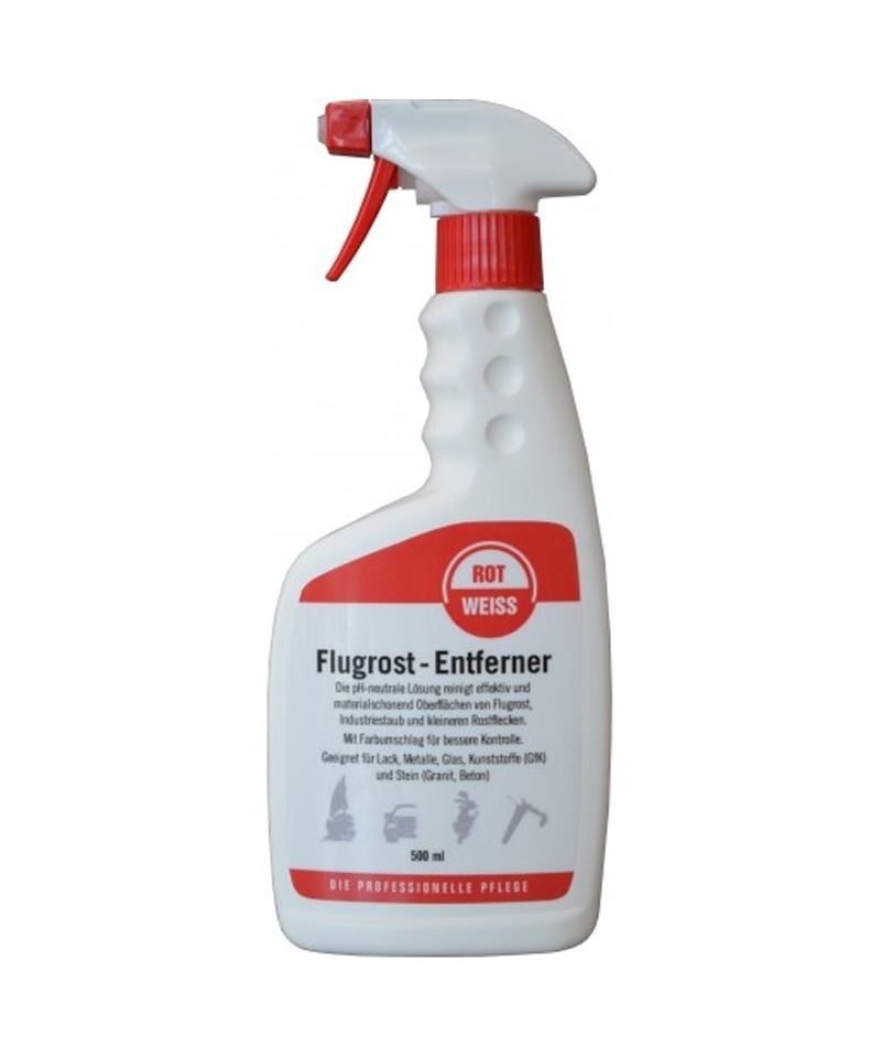 ROTWEISS - Flugrost-Entferner, 500 ml Sprühflasche