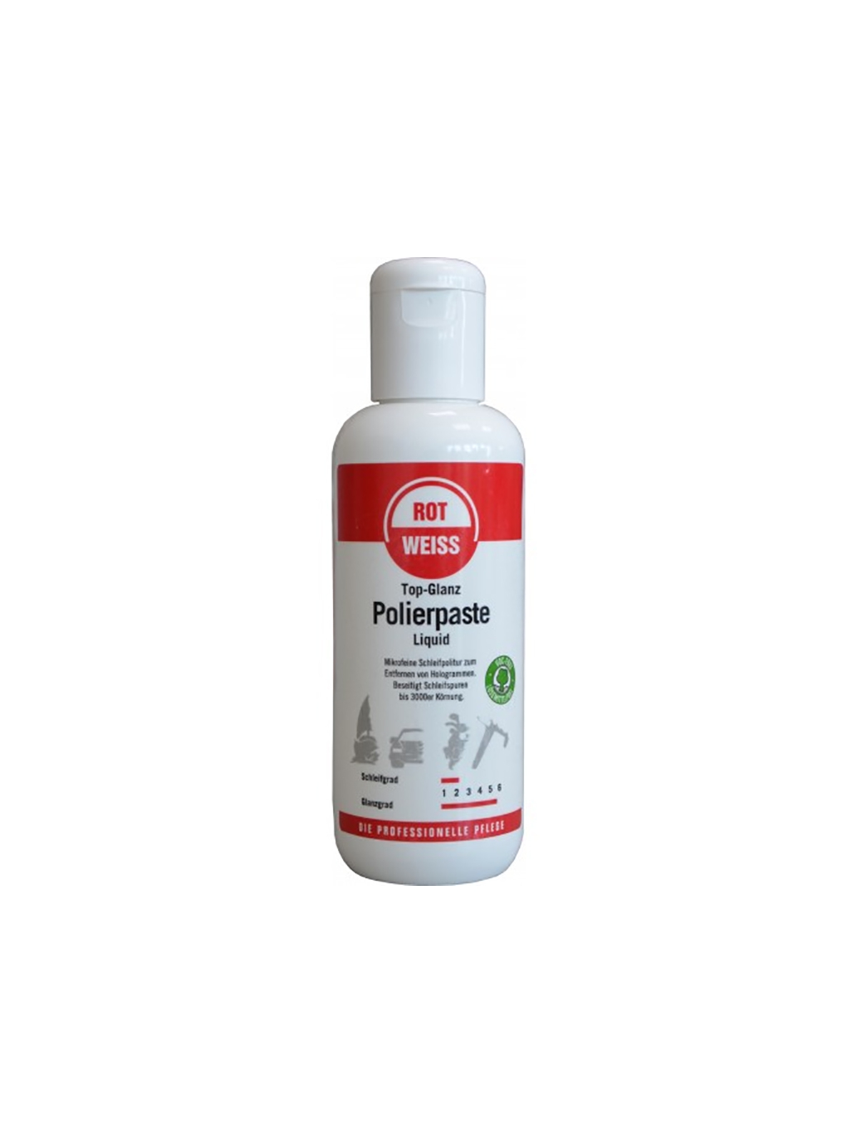 ROTWEISS - Top-Glanz Polierpaste Liquid, Flasche à  250 ml